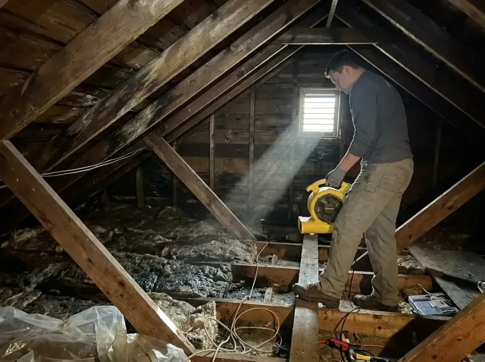 attic-water-damage-drying-proc-007 — frequently asked questions, Emergency Water Extraction & 24/7 Flood Response in Blancha…